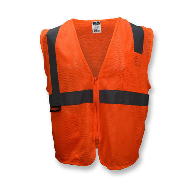 Radians SV2Z Economy Type R Class 2 Mesh Safety Vest with Zipper