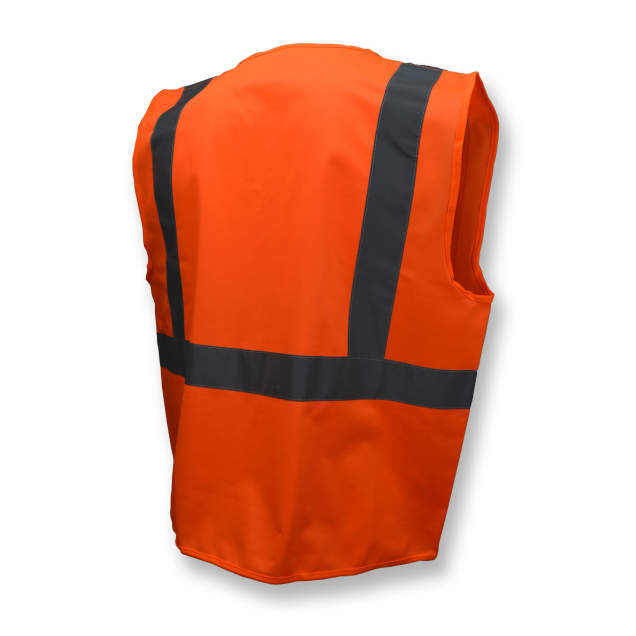 Radians SV2Z Economy Type R Class 2 Solid Safety Vest with Zipper