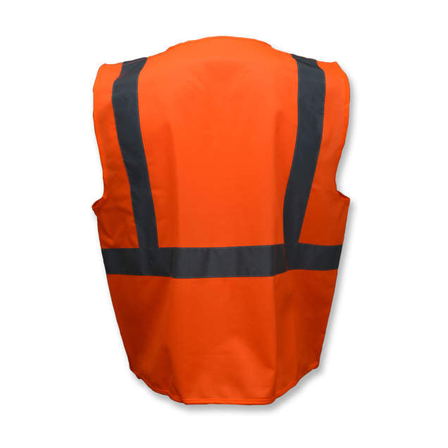 Radians SV2Z Economy Type R Class 2 Solid Safety Vest with Zipper