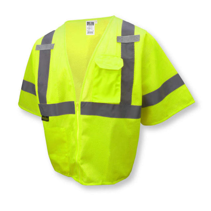 Radians SV3 Economy Type R Class 3 Mesh Safety Vest - Green