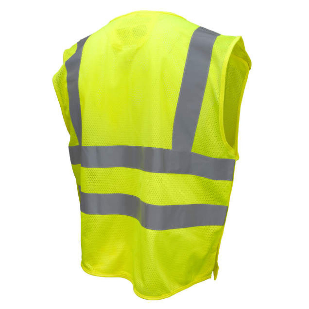 Radians SV45-2 Type R Class 2 Self Extinguishing Mesh Breakaway Vest - Green