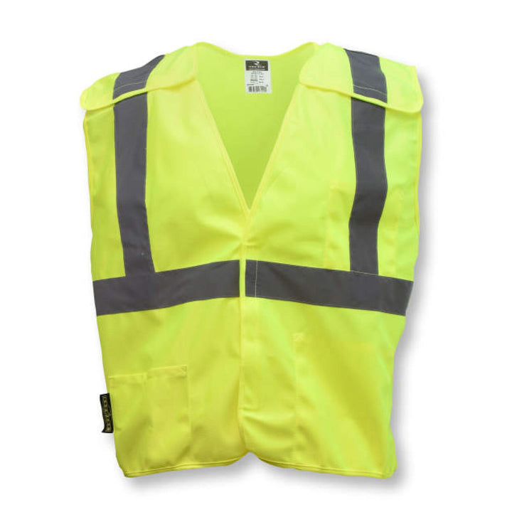 Radians SV4 Economy Type R Class 2 Breakaway Solid Safety Vest - Green