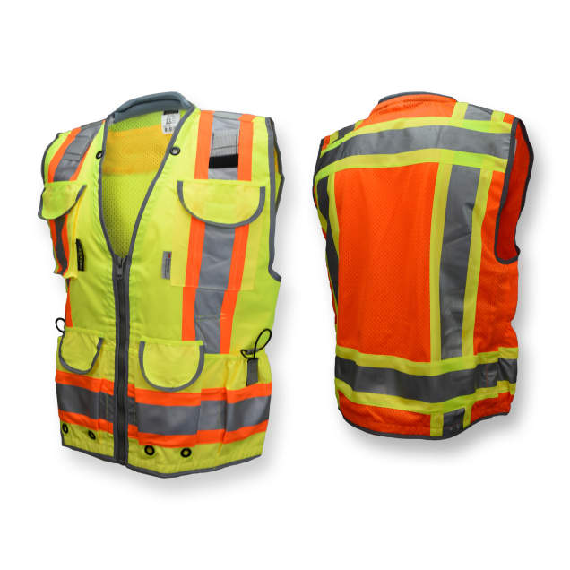 Radians SV55 Class 2 Heavy Woven Two Tone Engineer Vest