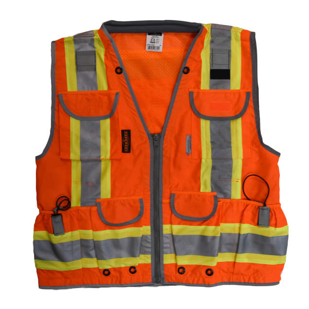 Radians SV55 Class 2 Heavy Woven Two Tone Engineer Vest