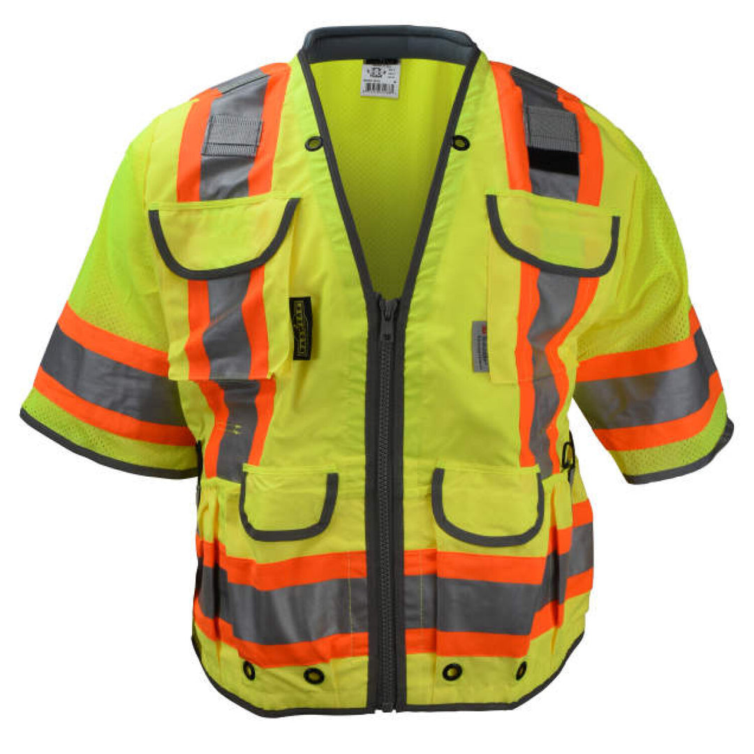 Radians SV55-3 Class 3 Heavy Woven Two Tone Mesh Engineer Vest
