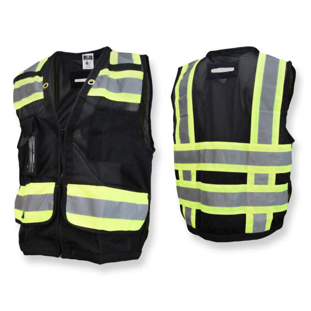 Radians SV59-1 Type O Class 1 Heavy Duty Surveyor Safety Vest with Zipper