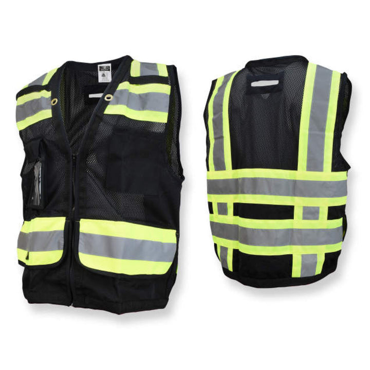 Radians SV59-1 Type O Class 1 Heavy Duty Surveyor Safety Vest with Zipper