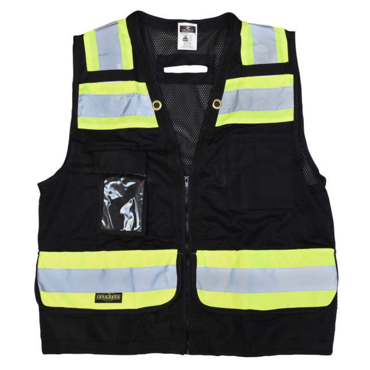 Radians SV59-1 Type O Class 1 Heavy Duty Surveyor Safety Vest with Zipper