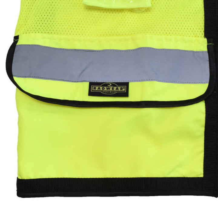 Radians SV59Z Type R Class 2 Heavy Duty Mesh/Solid Surveyor Safety Vest