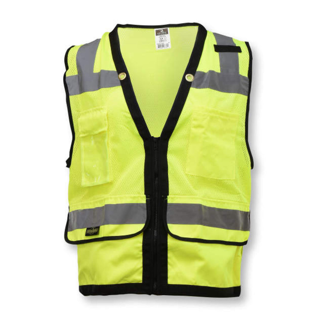 Radians SV59Z Type R Class 2 Heavy Duty Mesh/Solid Surveyor Safety Vest
