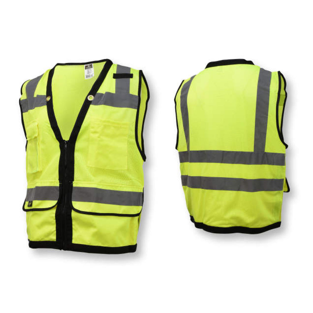 Radians SV59Z Type R Class 2 Heavy Duty Mesh/Solid Surveyor Safety Vest