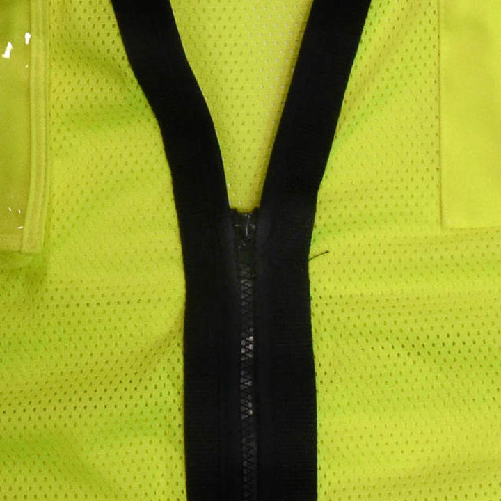 Radians SV59Z-3 Type R Class 3 Heavy Duty Mesh Surveyor Safety Vest with Zipper - Green