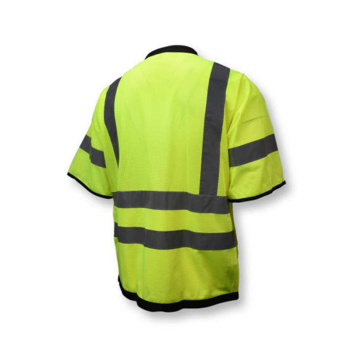 Radians SV59Z-3 Type R Class 3 Heavy Duty Mesh Surveyor Safety Vest with Zipper - Green