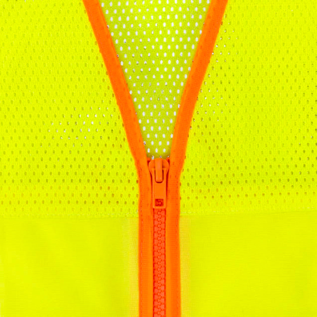 Radians SV69-2 Two Tone Type R Class 2 Mesh/Solid Surveyor Vest with Plan/Tablet Pocket