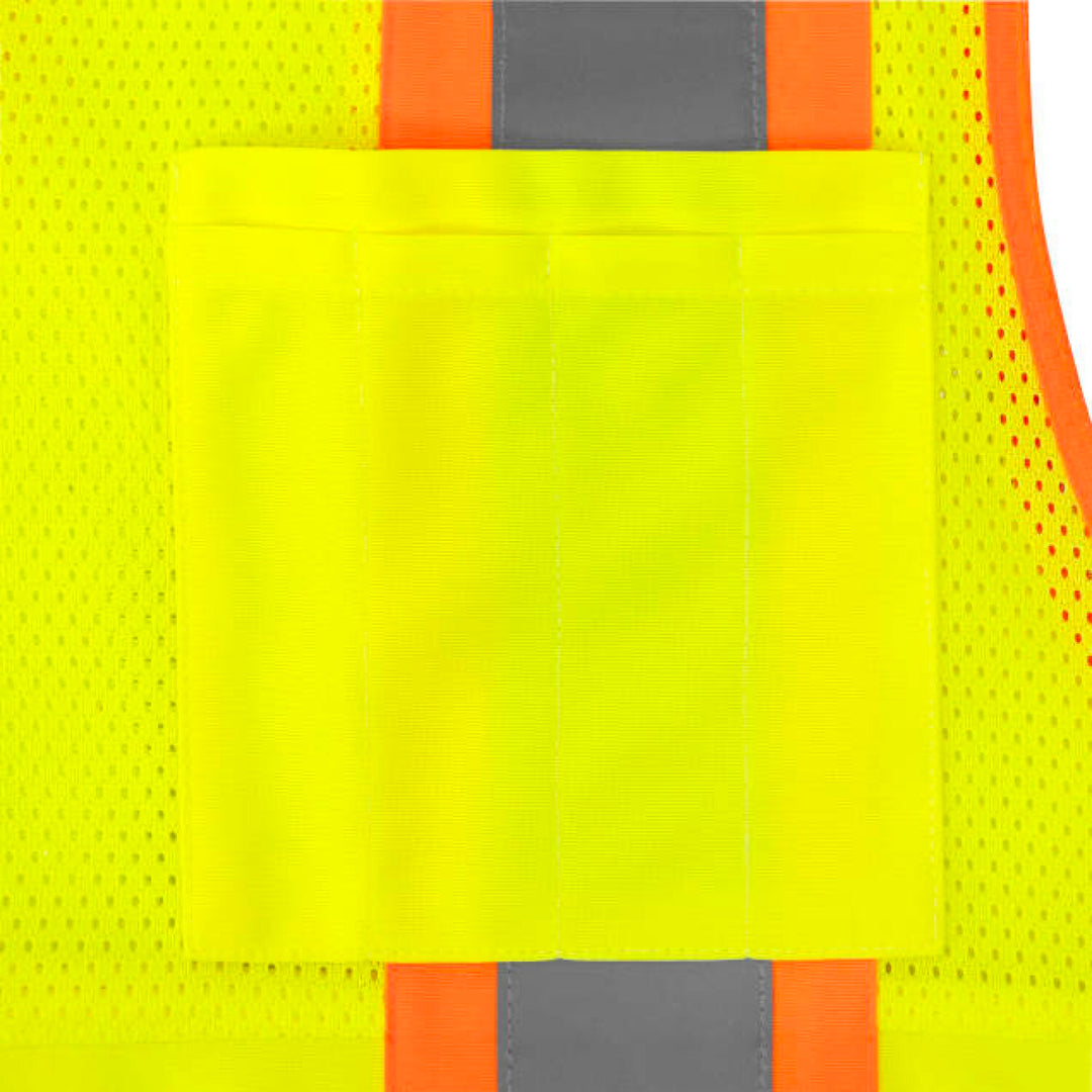 Radians SV69-2 Two Tone Type R Class 2 Mesh/Solid Surveyor Vest with Plan/Tablet Pocket