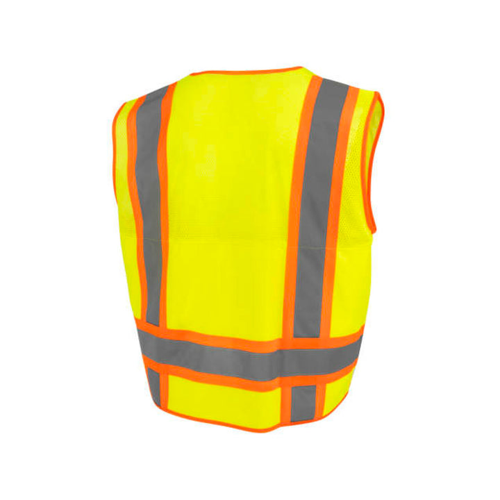 Radians SV69-2 Two Tone Type R Class 2 Mesh/Solid Surveyor Vest with Plan/Tablet Pocket