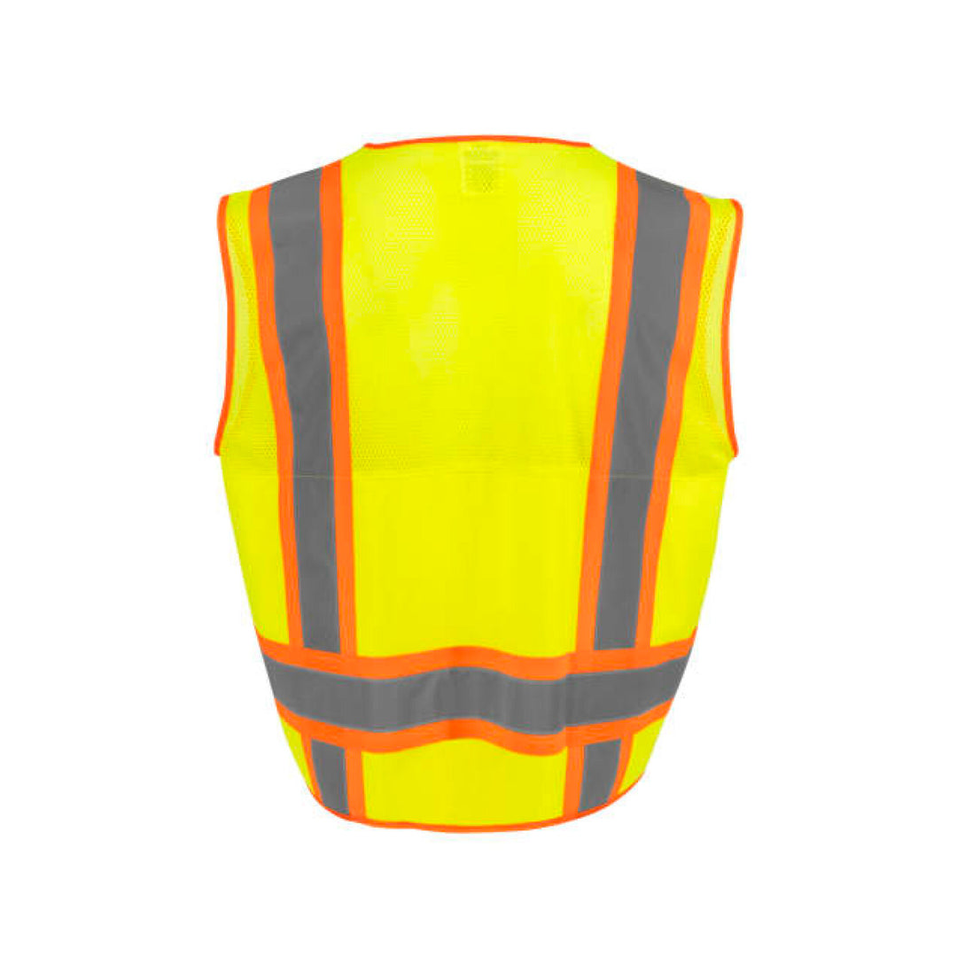 Radians SV69-2 Two Tone Type R Class 2 Mesh/Solid Surveyor Vest with Plan/Tablet Pocket