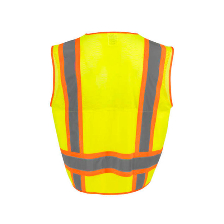 Radians SV69-2 Two Tone Type R Class 2 Mesh/Solid Surveyor Vest with Plan/Tablet Pocket