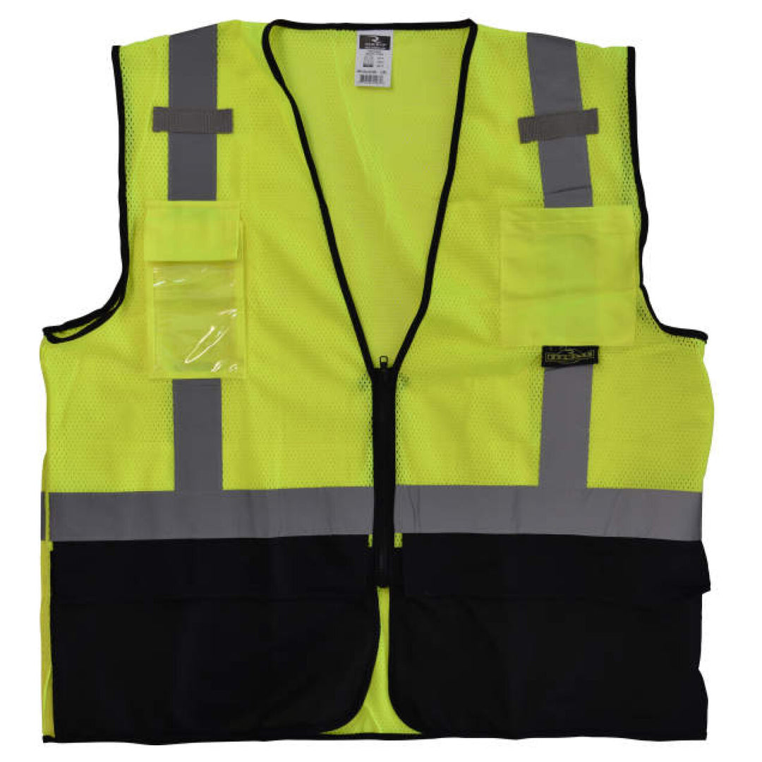 Radians SV7B Type R Class 2 Black Bottom Surveyor Safety Vest