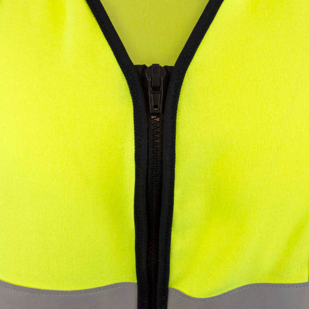 Radians SV92B-M2ZGSFR Solid 5.5 oz DH Cat 2 Class 2 Color Blocked FR Vest - Green