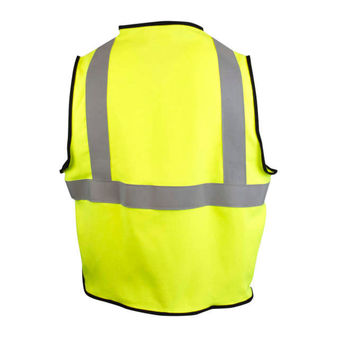 Radians SV92B-M2ZGSFR Solid 5.5 oz DH Cat 2 Class 2 Color Blocked FR Vest - Green