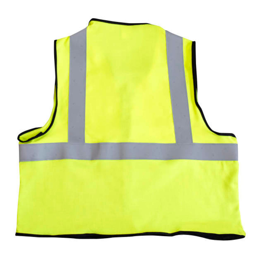 Radians SV92B-M2ZGSFR Solid 5.5 oz DH Cat 2 Class 2 Color Blocked FR Vest - Green