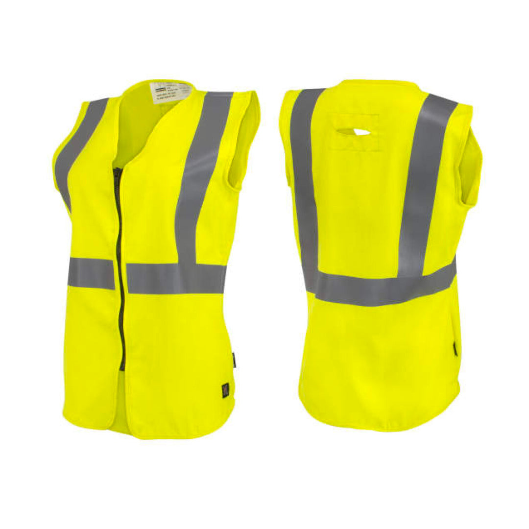 Radians SV99W Class 2 Womens FR Vest - Hi-Vis Green