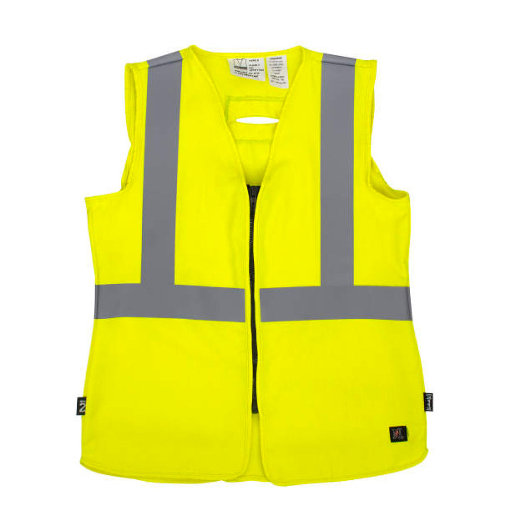 Radians SV99W Class 2 Womens FR Vest - Hi-Vis Green