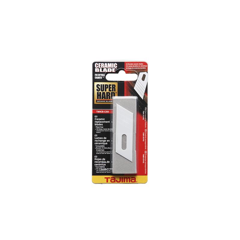 Tajima Tools TMKB-C50 Ceramic Blade for Drywall Chamfer PLANE 45° "SUPER HARD"