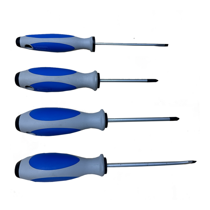 Maxxpro Phillips & Slotted Screwdriver Set, 4 Pc.