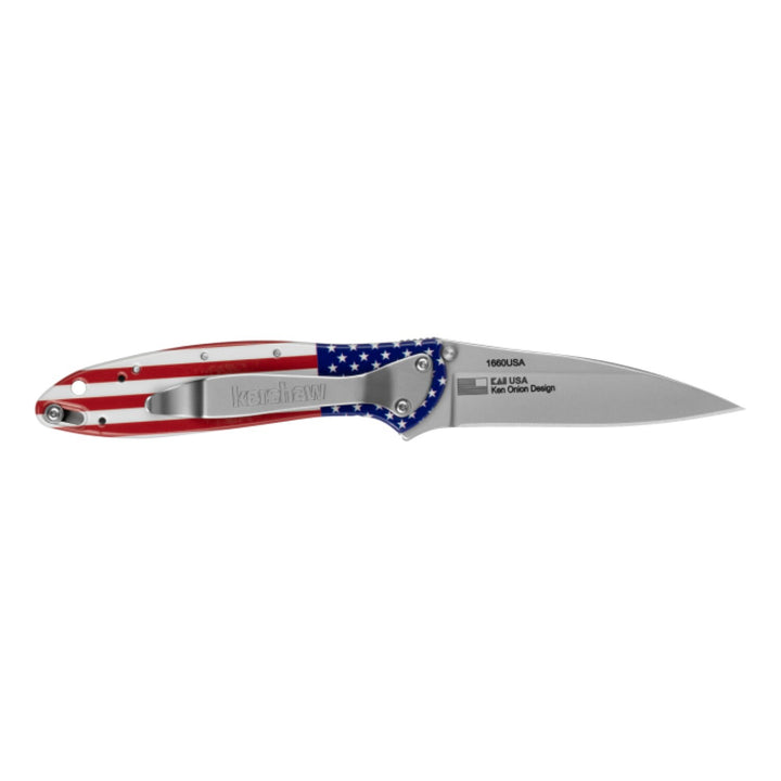Kershaw 1660USA Leek - USA Flag