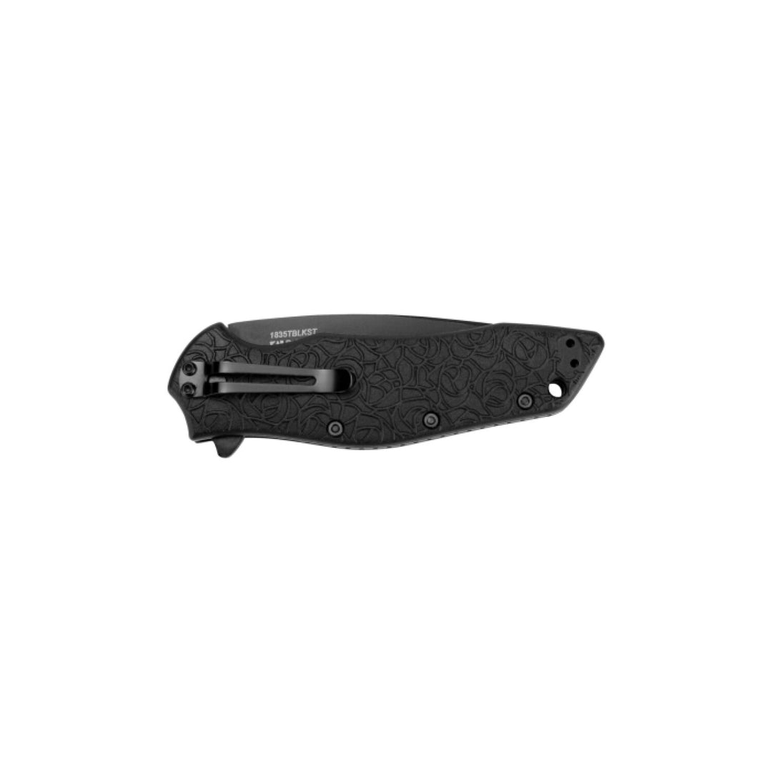 Kershaw 1835TBLKST Kuro Tanto - Black, Serrated