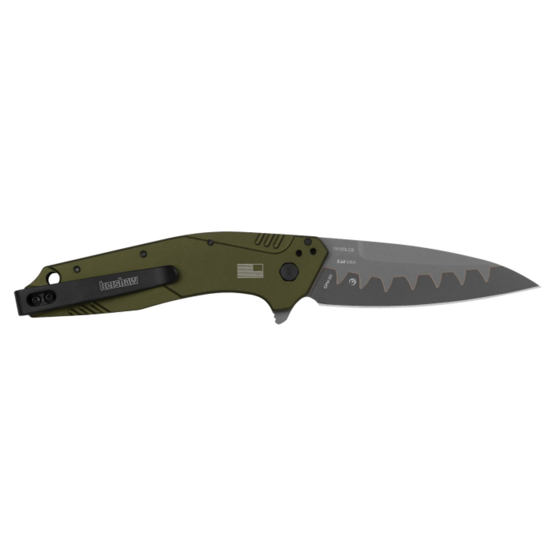 Kershaw 1812OLCB Dividend - Olive, Composite Blade
