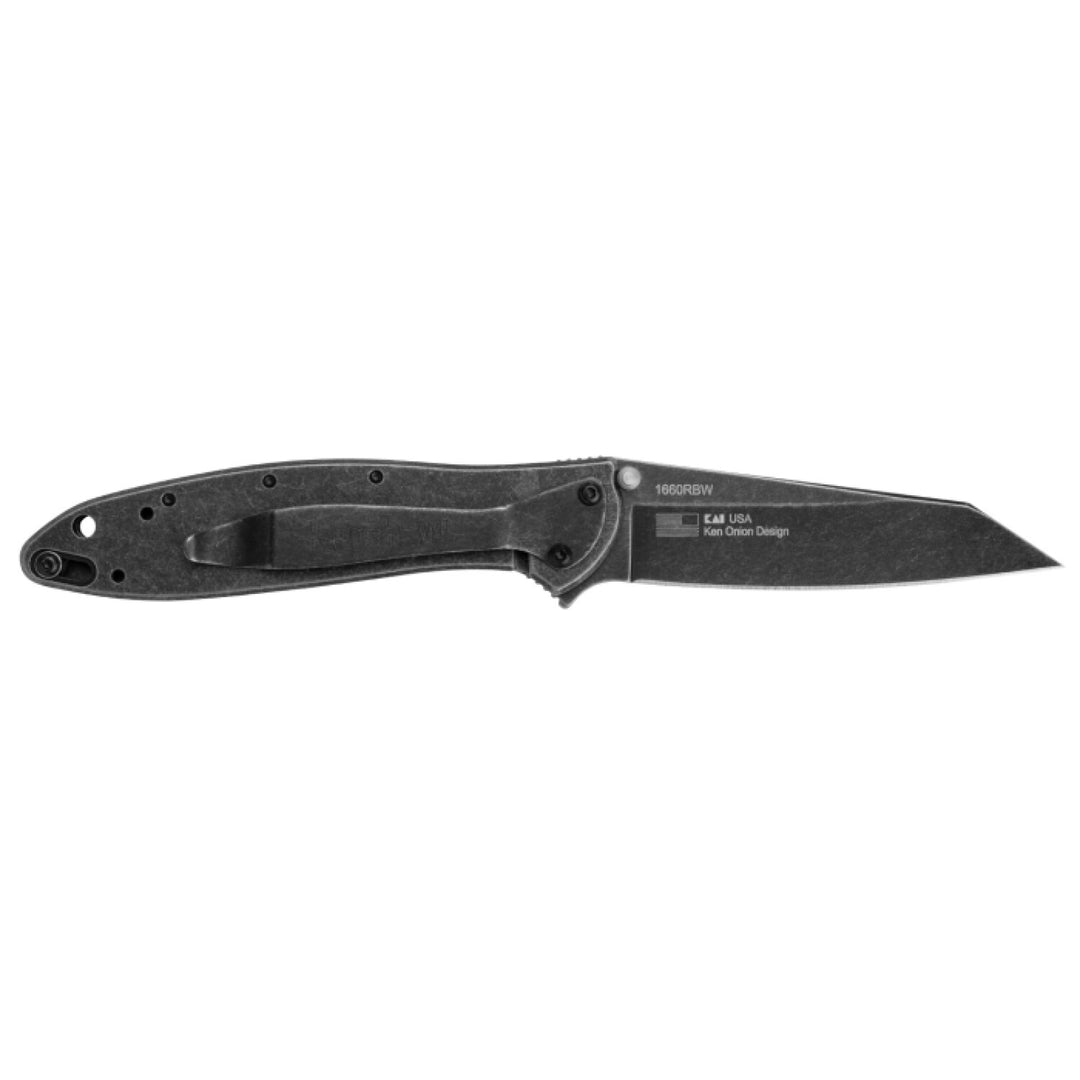 Kershaw 1660RBW Random Leek - BlackWash