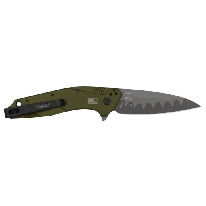 Kershaw 1812OLCB Dividend - Olive, Composite Blade
