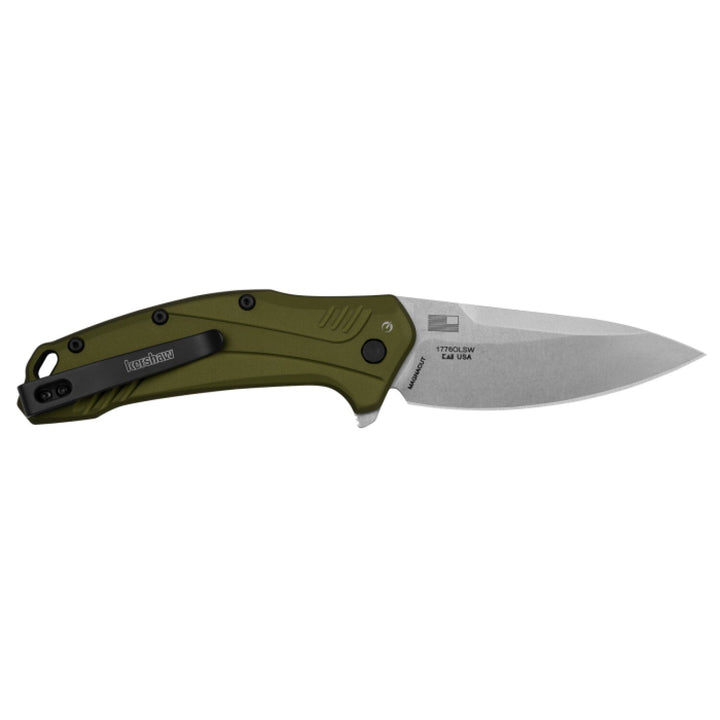 Kershaw 1776OLSW Link - Olive Stonewashed