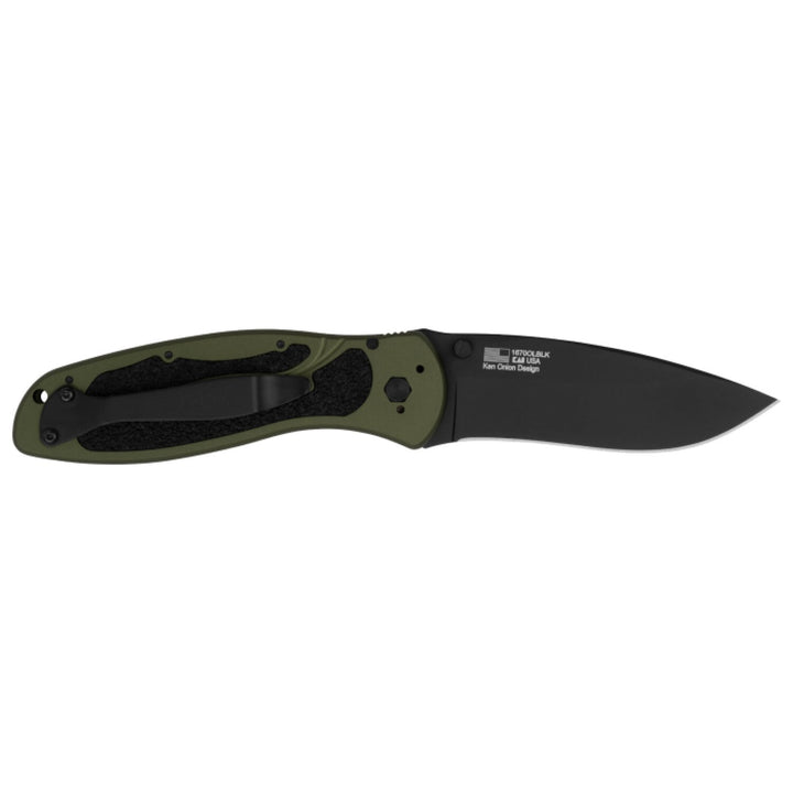 Kershaw 1670OLBLK Blur - Olive, Black