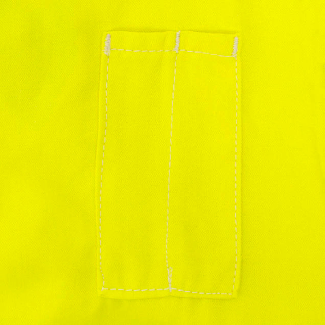 Neese VDH5VSH3 5.7 oz Vented Type R Class 3 Segmented Tape DH Air Workshirt - Fluorescent Yellow
