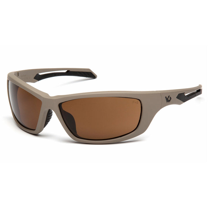 Pyramex VGST1318T Bronze Anti-Fog Lens with Tan Frame