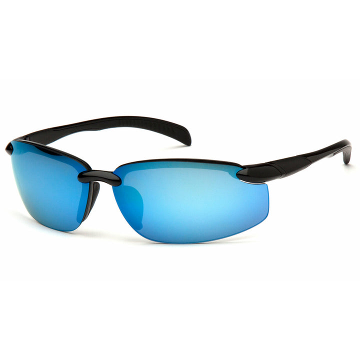 Pyramex VGSB1165DB Waverton Ice Blue Mirror Lens with Black Frame