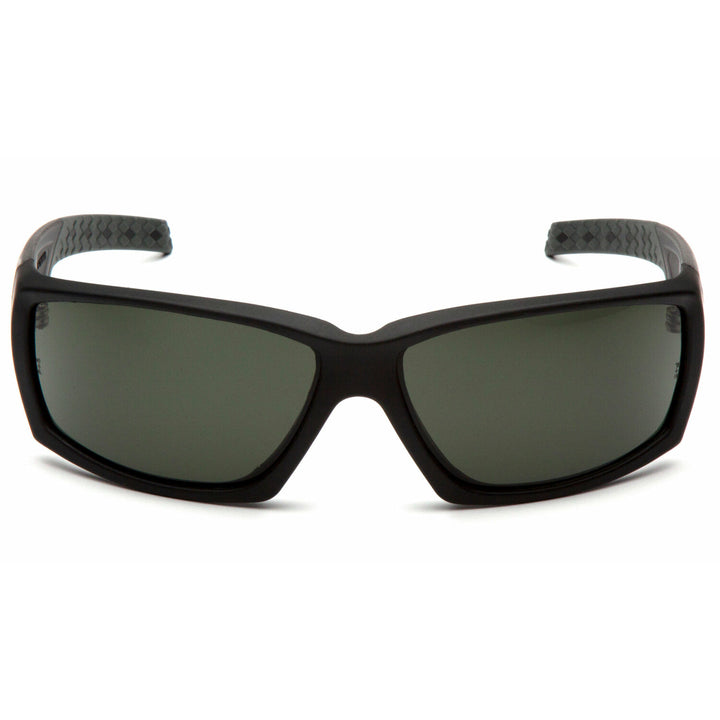 Pyramex VGSB722T Forest H2X Gray Anti-Fog Lens with Black Frame