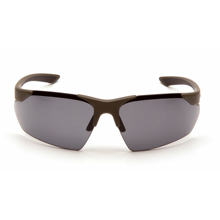 Pyramex VGSG1720T Gray Anti-Fog Lens with OD Green Frame