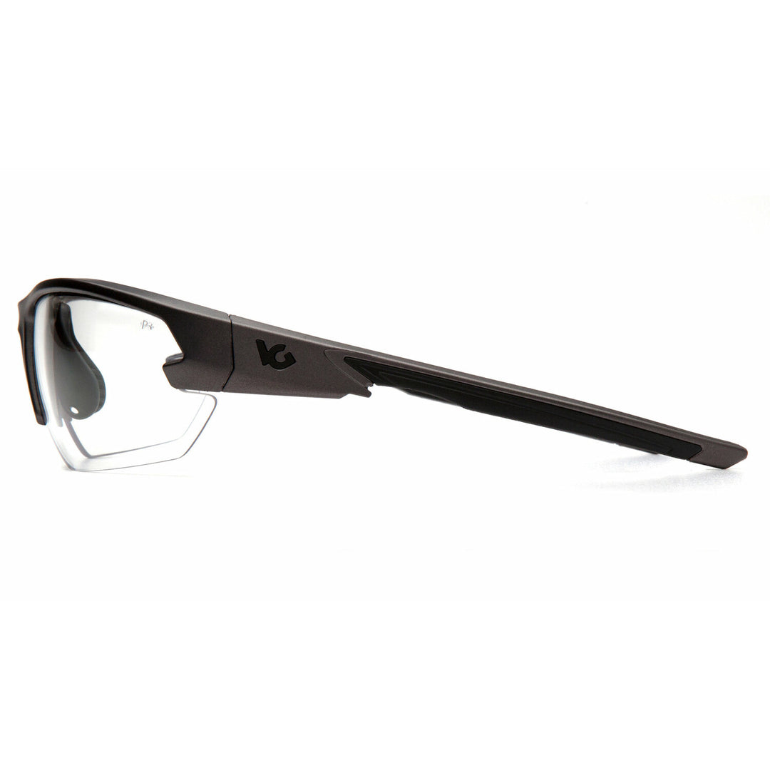 Pyramex VGSGM1410T Clear Anti-Fog Lens with Gun Metal Frame