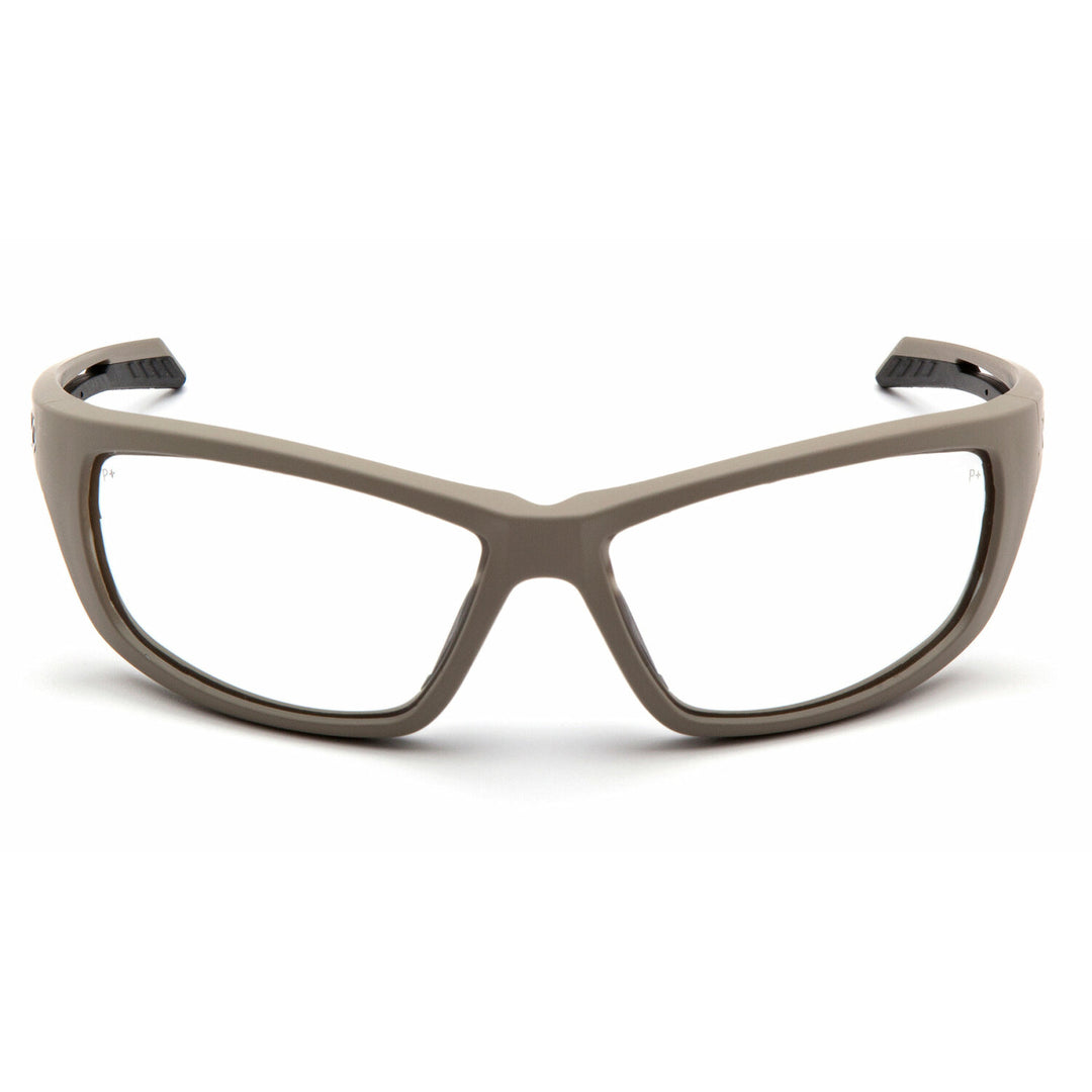 Pyramex VGST1310T Clear Anti-Fog Lens with Tan Frame