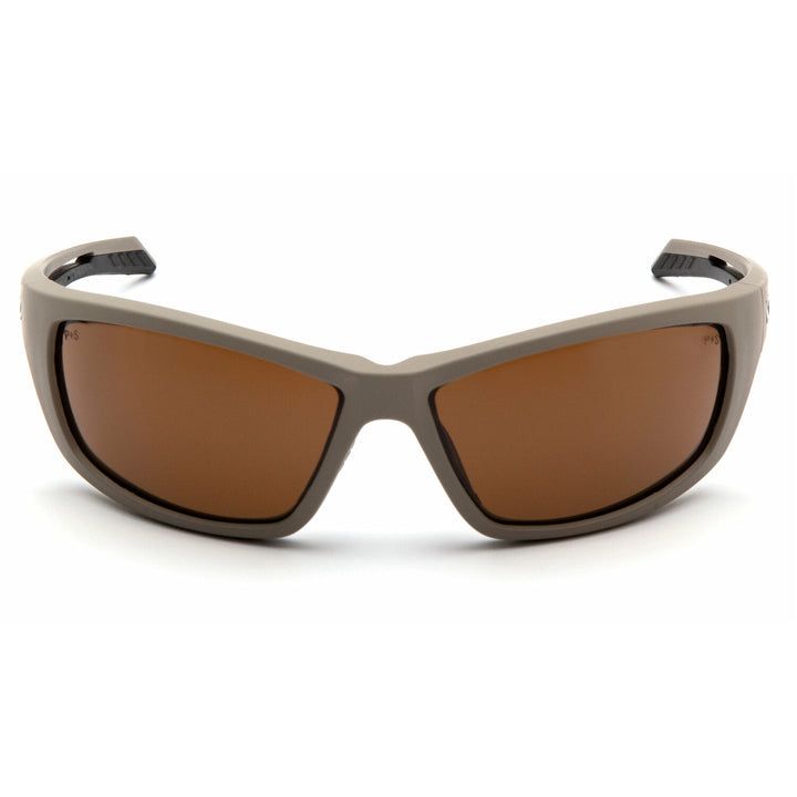 Pyramex VGST1318T Bronze Anti-Fog Lens with Tan Frame
