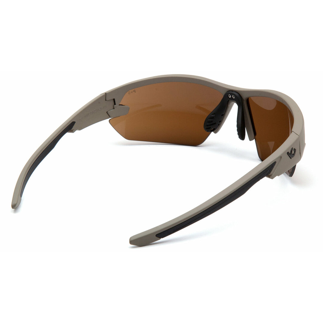Pyramex VGST1418T Bronze Anti-Fog Lens with Tan Frame
