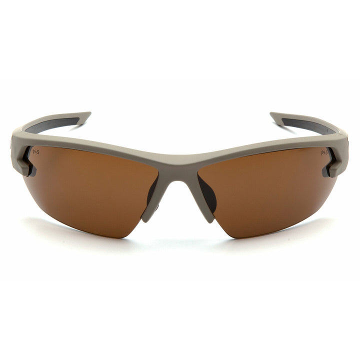 Pyramex VGST1418T Bronze Anti-Fog Lens with Tan Frame
