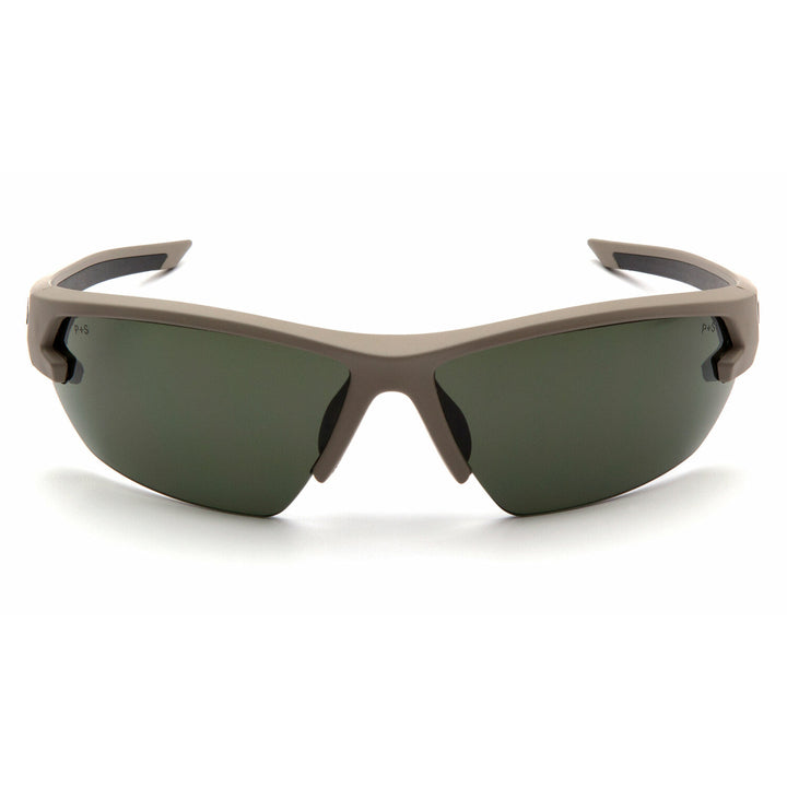 Pyramex VGST1422T Forest Gray Anti-Fog Lens with Tan Frame