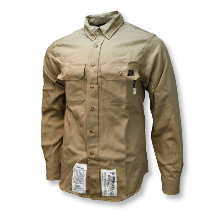 Neese VI7SH 7 oz Indura® FR Shirt (CAT 2) - Khaki