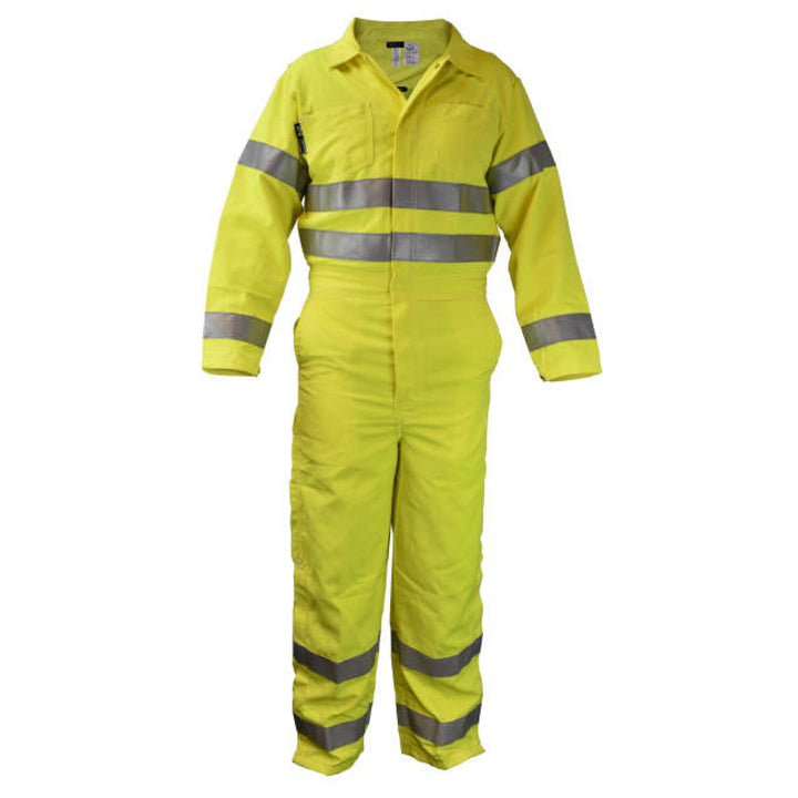 Neese VM7CA3 Modacrylic High Visibility FR Coverall (CAT 2) - Fluorescent Yellow